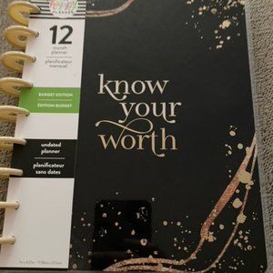 Happy Planner  know your worth planner